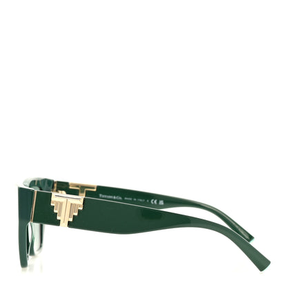 Tiffany Acetate Metal Deco T Sunglasses Green 3 of 8