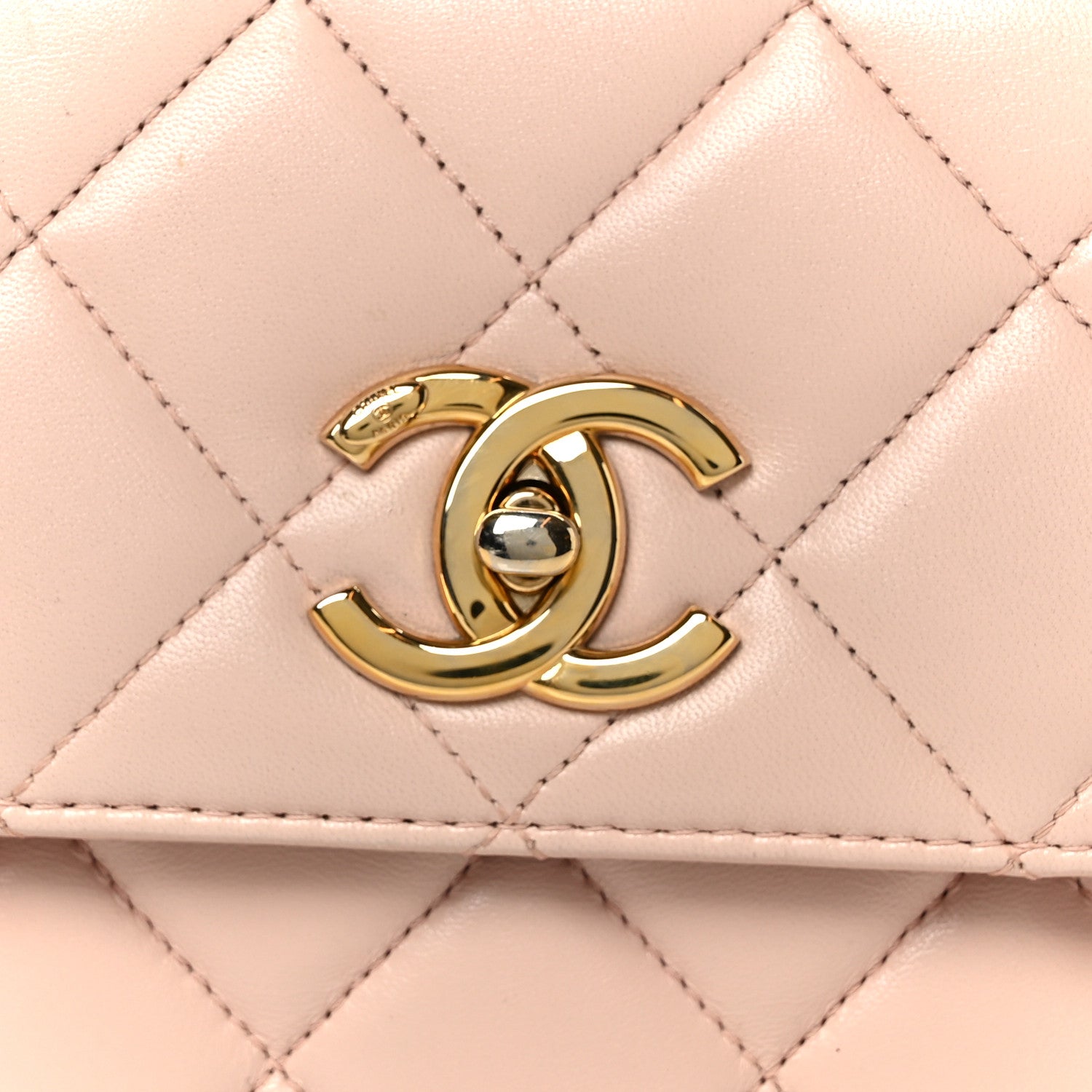 Chanel Lambskin Quilted Small Trendy CC Flap Dual Handle Bag Light Pink 11 of 15