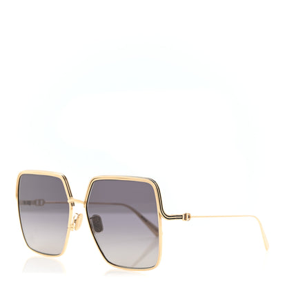 Christian Dior Metal EverDior Square Sunglasses Gold 1 of 7