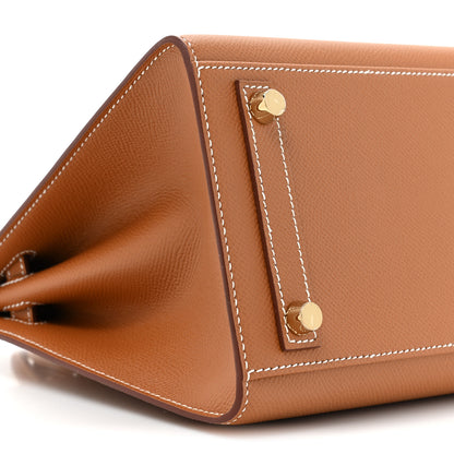 Hermes Epsom Birkin Sellier 25 Gold 8 of 9