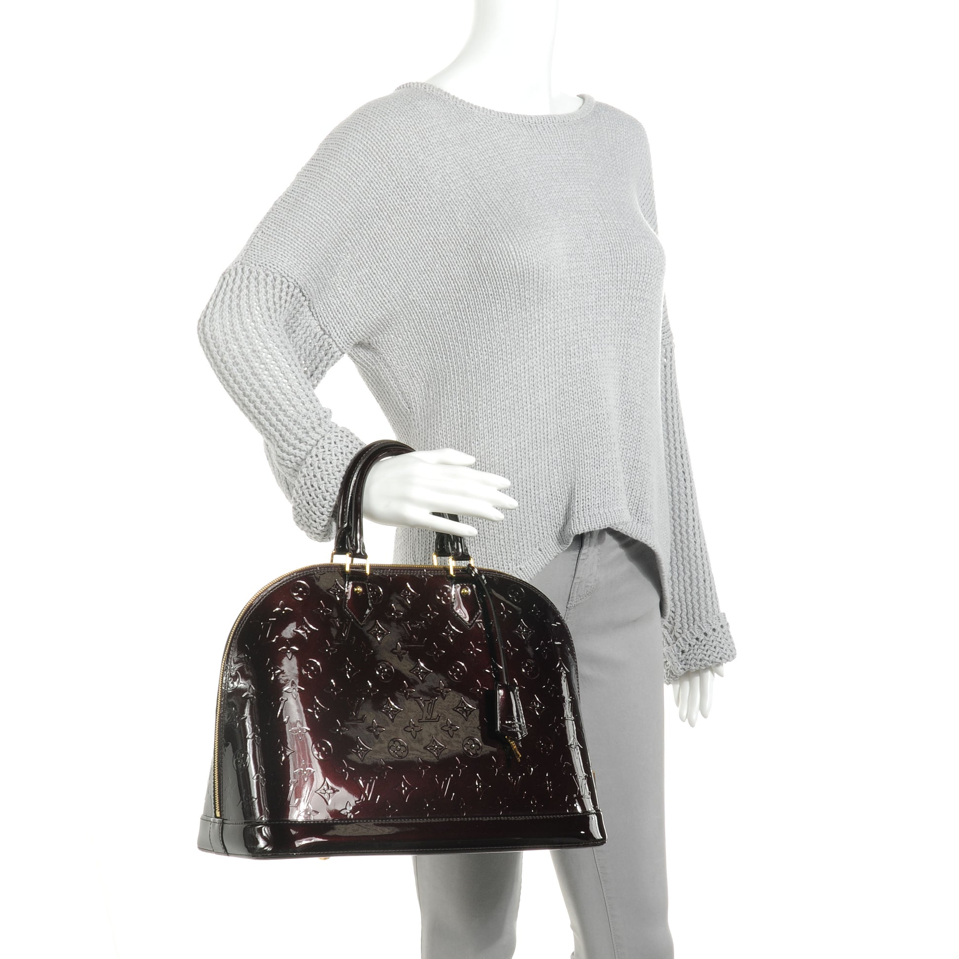 Louis Vuitton Vernis Alma GM Amarante 2 of 8