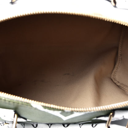 Louis Vuitton Monogram Giant Speedy Bandouliere 30 Kaki Beige 4 of 4