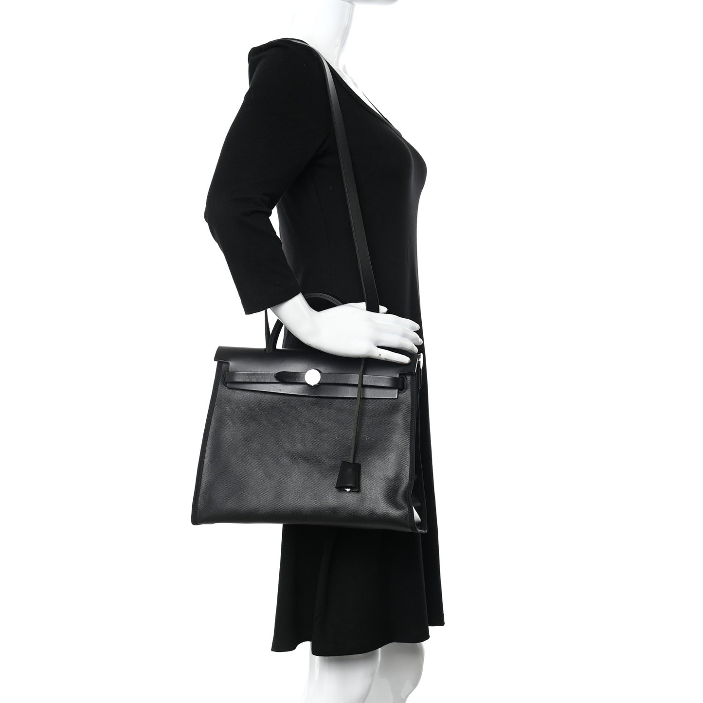 Toile H Berline Vache Hunter Herbag Zip PM 31 Black Ecru