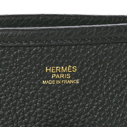 Hermes Taurillon Clemence Evelyne III PM Black 6 of 10