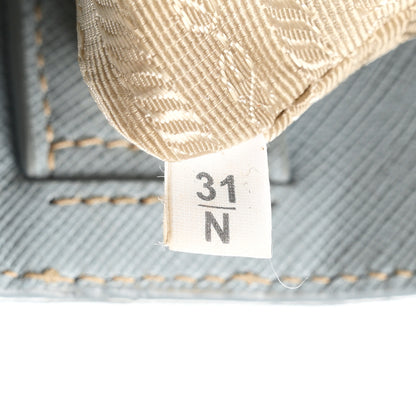 Prada Saffiano Lux Large Tote Lago 7 of 12