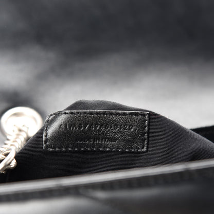 Saint Laurent Calfskin Y Quilted Monogram Medium Loulou Chain Satchel Black 11 of 12