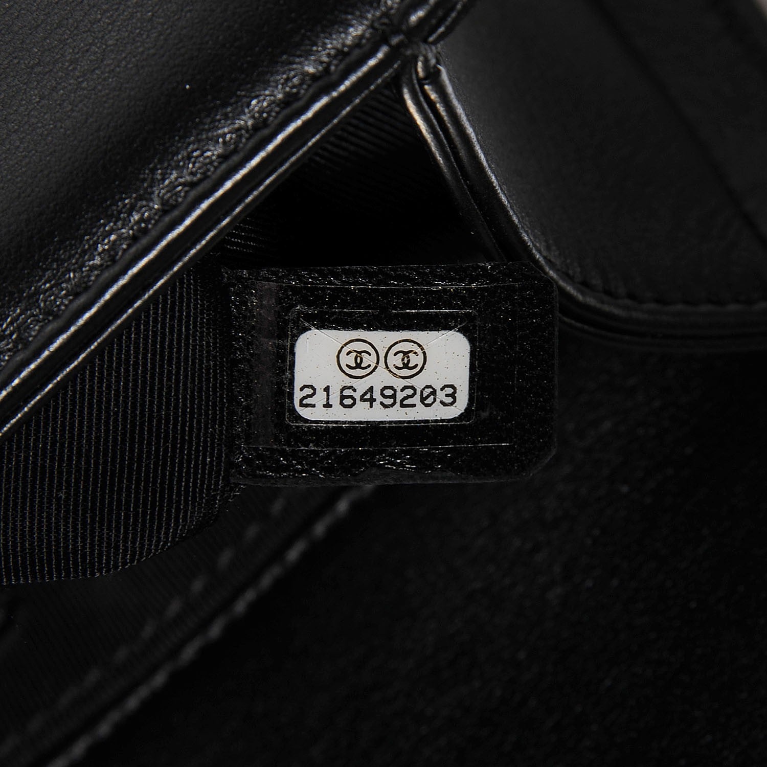 Chanel Lambskin Quilted Small Boy Flap Black 8 of 8