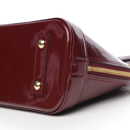 Louis Vuitton Vernis Alma BB Griotte 8 of 8