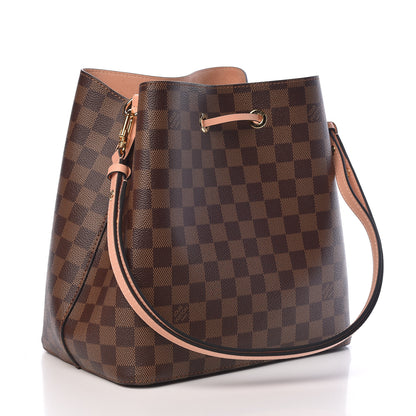 Louis Vuitton Damier Ebene Neonoe MM Venus Pink 3 of 10