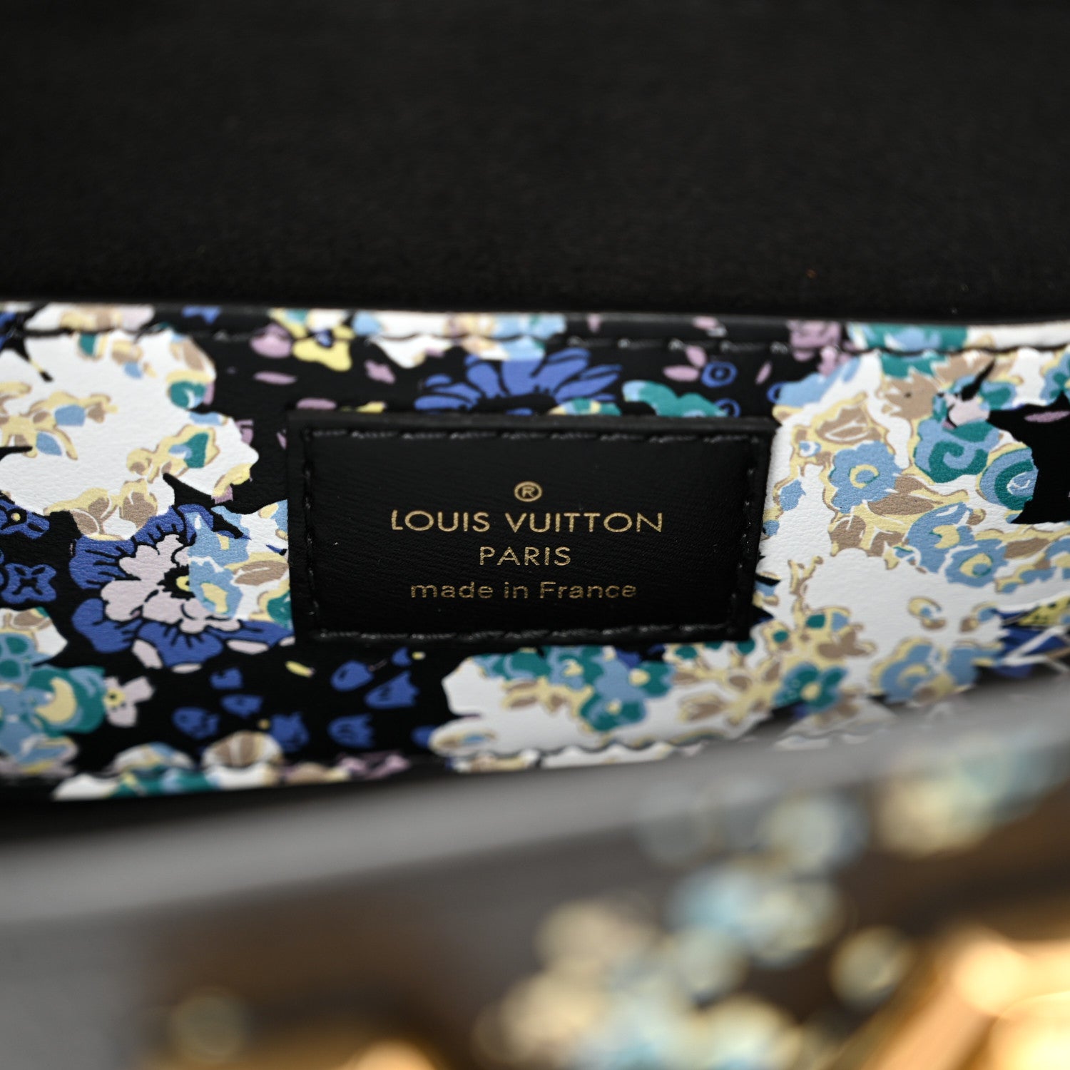 Louis Vuitton Printed Calfskin Flower Twist Shoulder Bag PM 6 of 9
