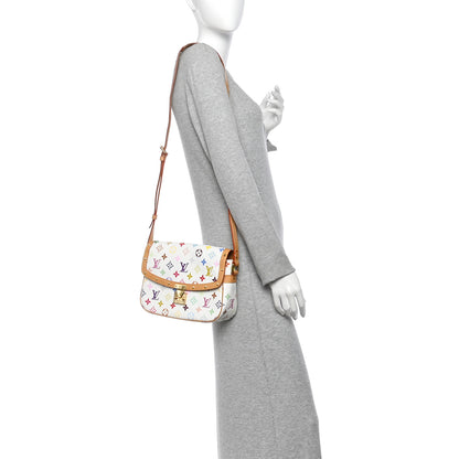 Louis Vuitton Monogram Multicolor Sologne White 2 of 13