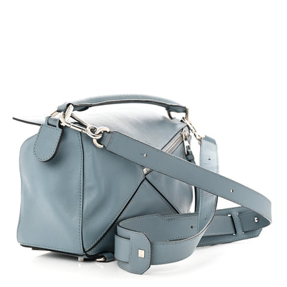 Loewe Calfskin Small Puzzle Bag Stone Blue 3 of 14