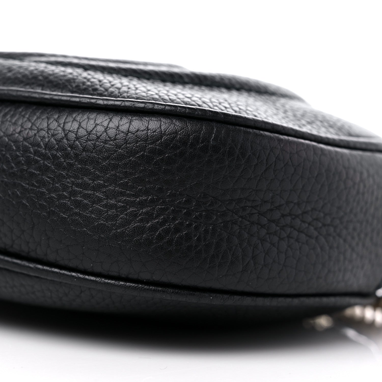 Gucci Pebbled Calfskin Mini Soho Chain Bag Black 9 of 9