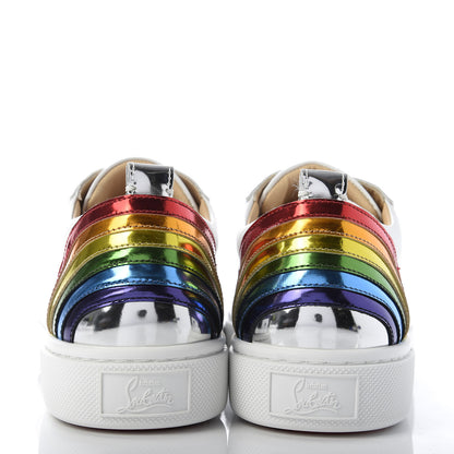 Christian Louboutin Calfskin Womens Arkenspeed Sneakers 39 White Multi 6 of 8