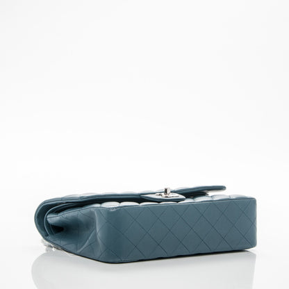 Chanel Lambskin Quilted Medium Double Flap Blue 4 of 9