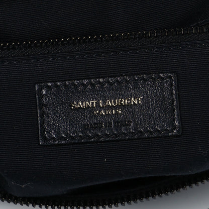 Saint Laurent Crinkled Calfskin Matelasse Monogram Niki Body Bag Black 8 of 12