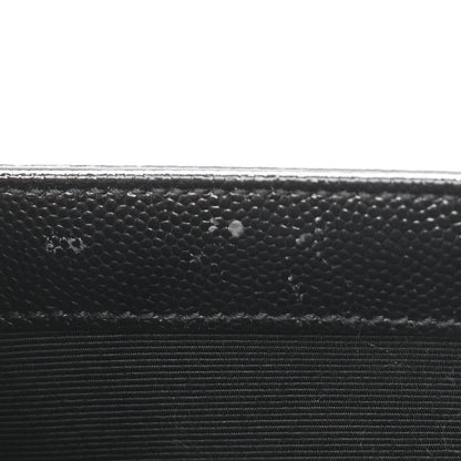 Saint Laurent Grain De Poudre Small Monogram Kate Satchel Black 9 of 9