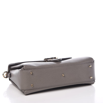 Gucci Dollar Calfskin Interlocking G Top Handle Shoulder Bag Loess 4 of 9