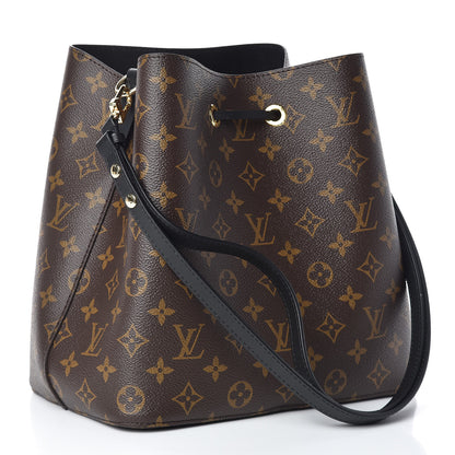 Louis Vuitton Monogram Neonoe MM Black 3 of 10