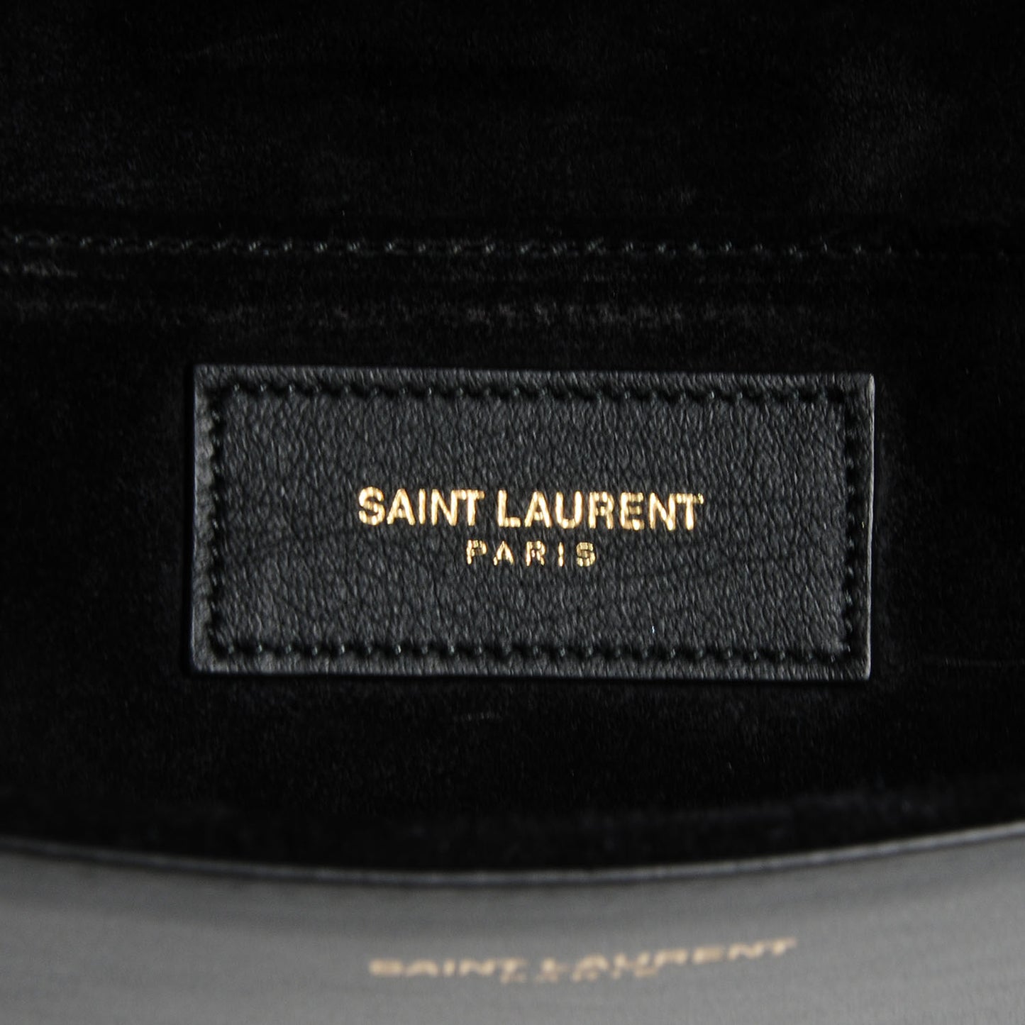 Calfskin Classic Y Clutch Black