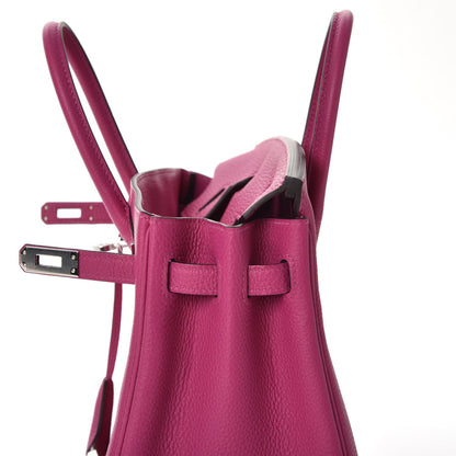 Hermes Togo Birkin 25 Rose Pourpre 13 of 38
