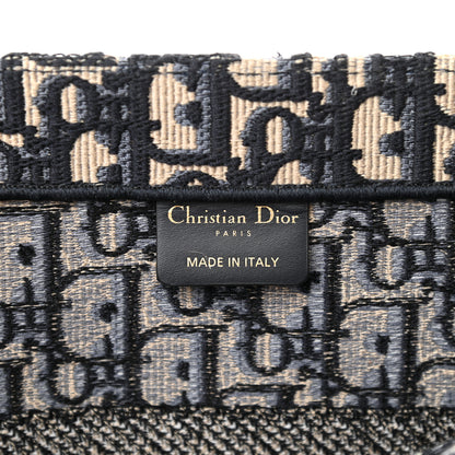 Christian Dior Oblique Medium Book Tote Blue Multicolor 6 of 14