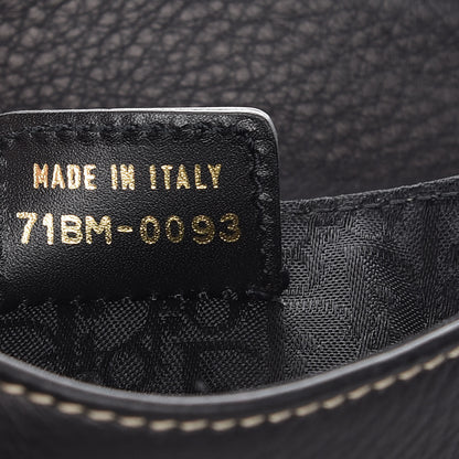 Christian Dior Grained Calfskin Saddle Belt Bag Black 7 of 9