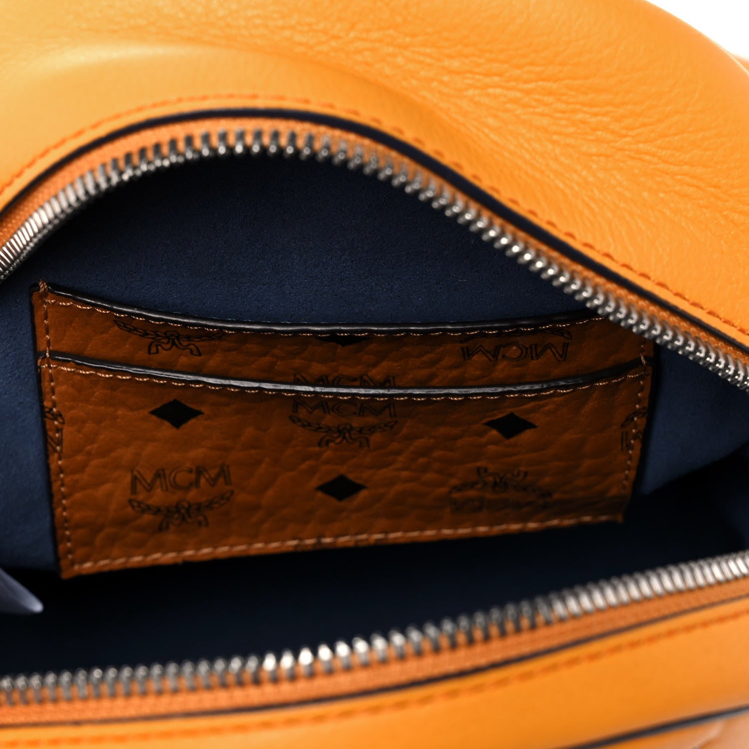 MCM Lambskin Diamond Disco Mini Stark Backpack Yellow 11 of 16