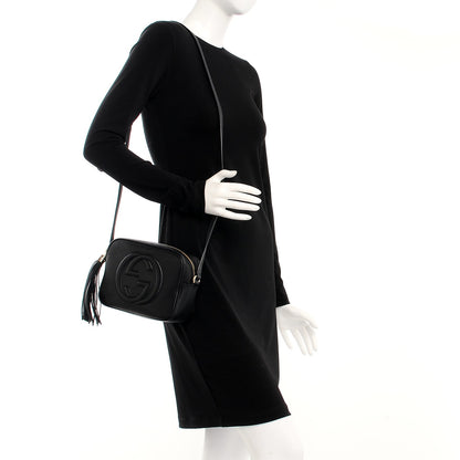 Gucci Pebbled Calfskin Small Soho Disco Bag Black 3 of 13