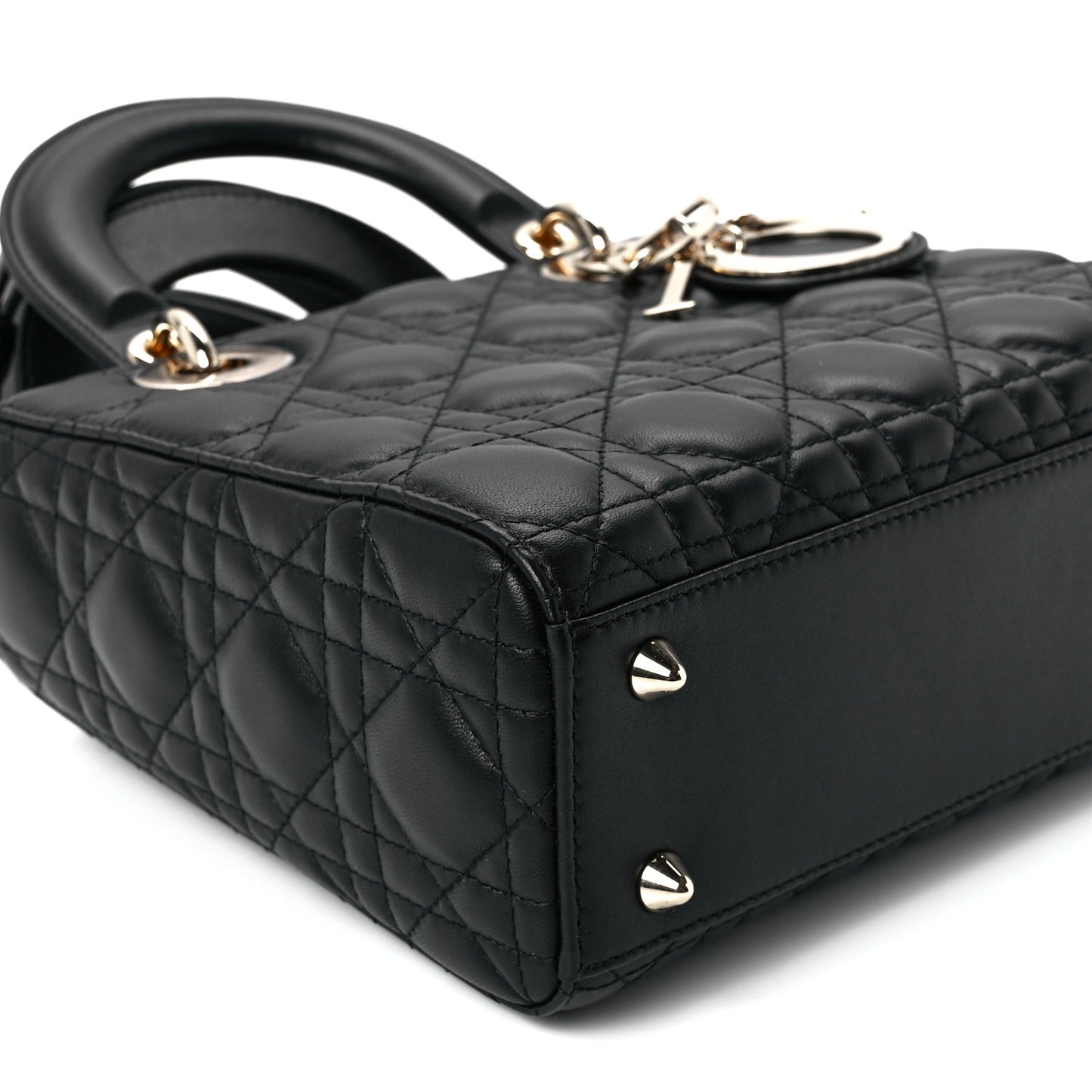 Lambskin Cannage Small My ABCDior Lady Dior Black
