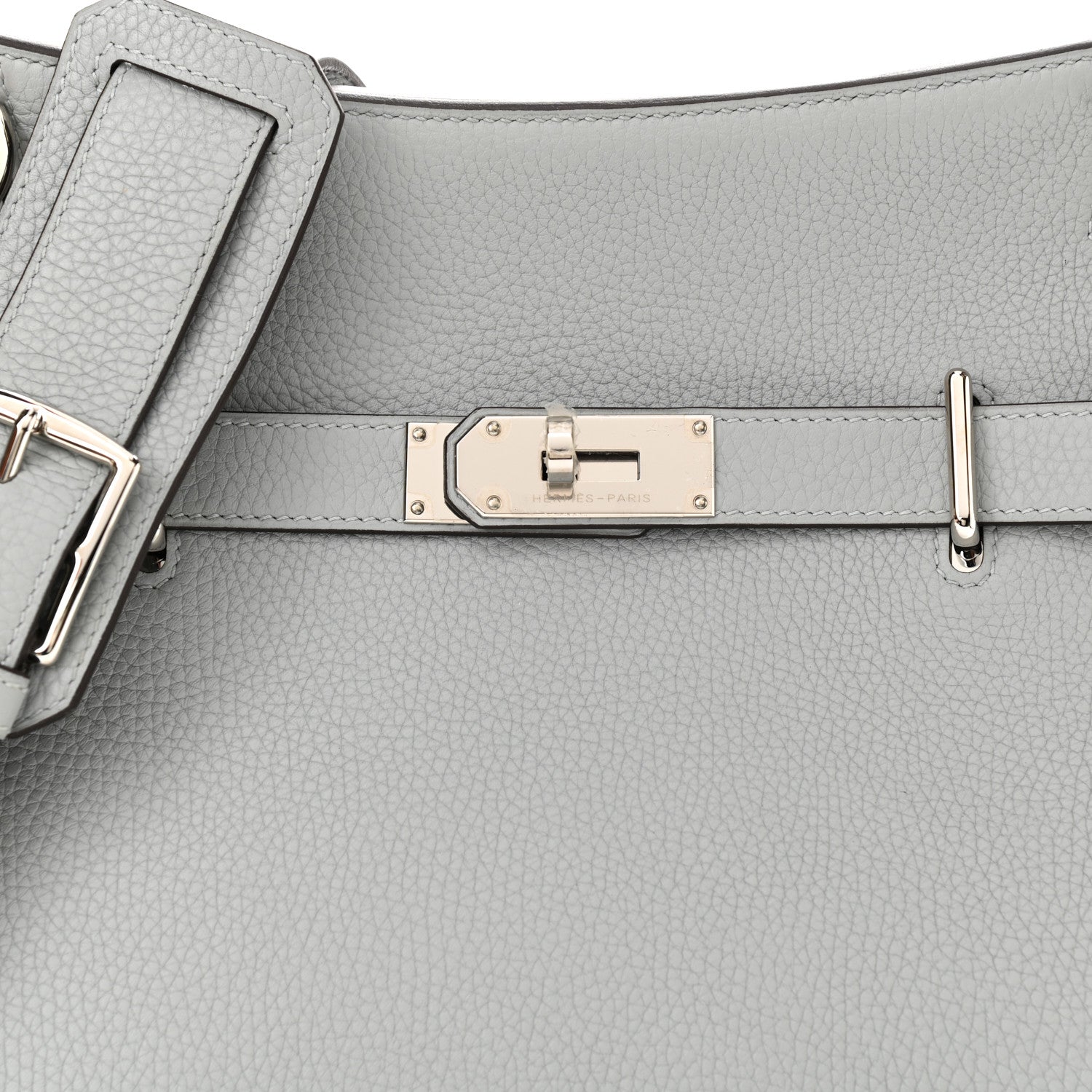 Hermes Taurillon Clemence Jypsiere 28 Bleu Arctic 7 of 9