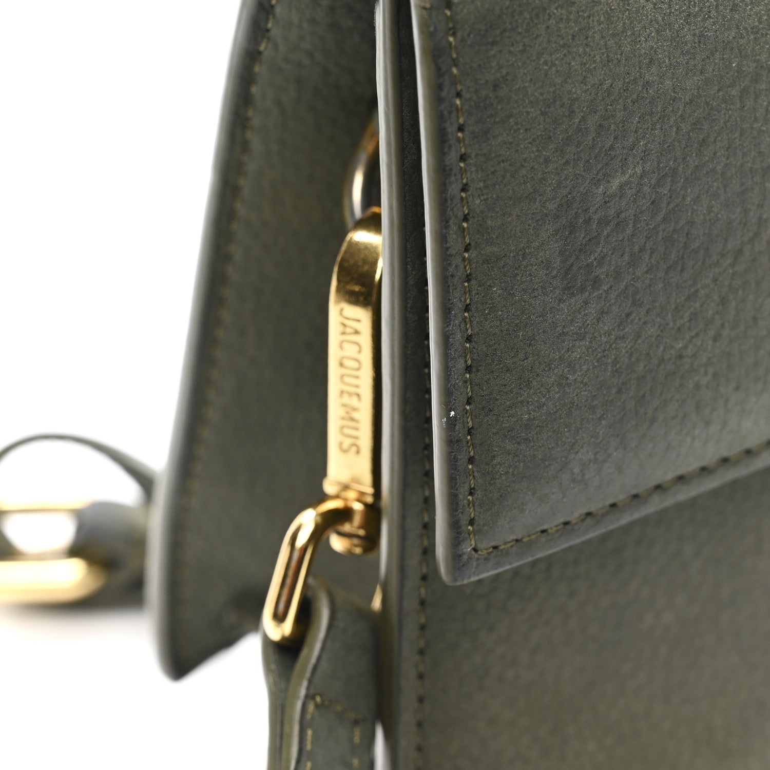 Jacquemus Nubuck Le Grand Bambino Dark Green 14 of 15