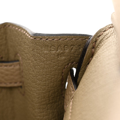 Hermes Togo Birkin 25 Beige Marfa 7 of 11