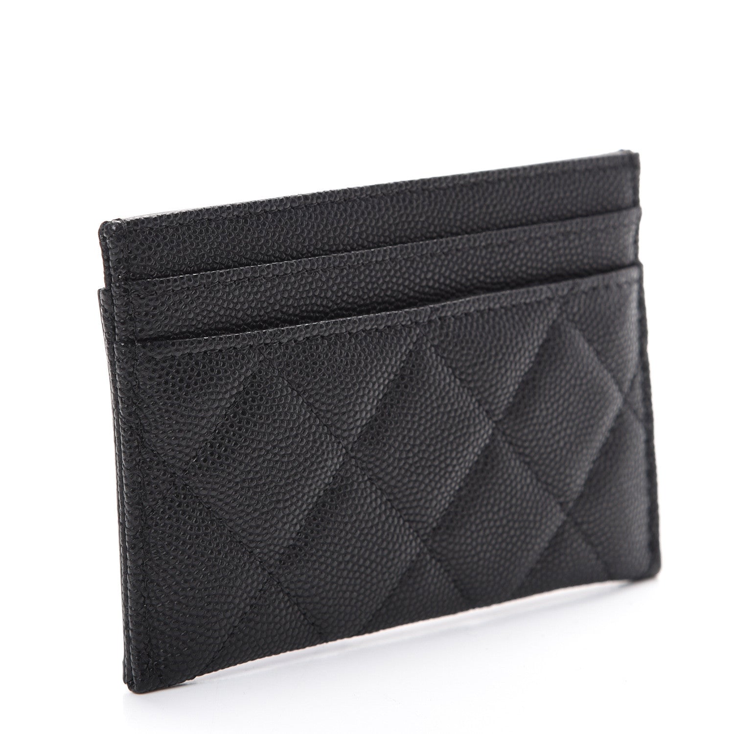 Chanel Caviar Quilted Filigree Card Holder Black 2 of 8