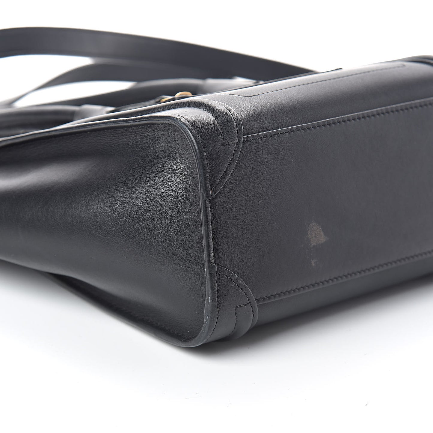 Smooth Calfskin Nano Luggage Black