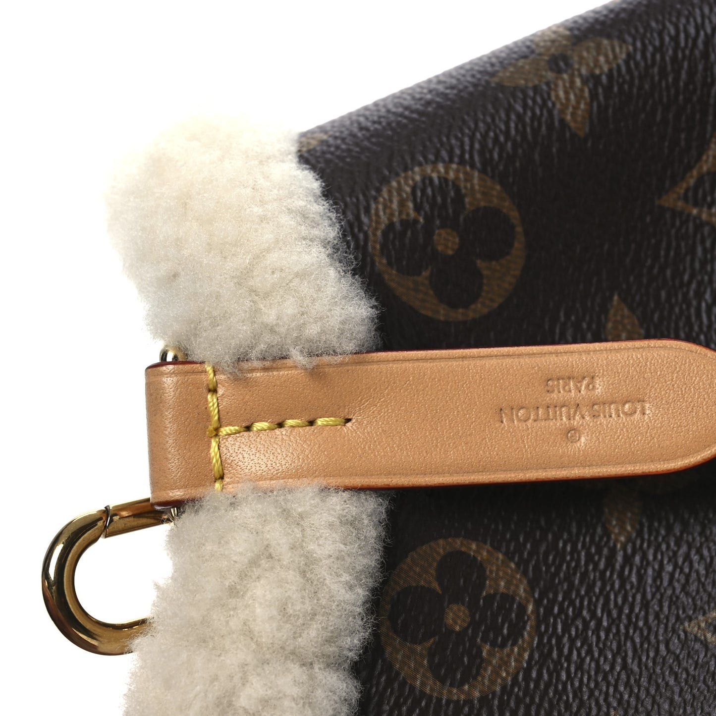 Monogram Shearling Cozygram Neonoe BB