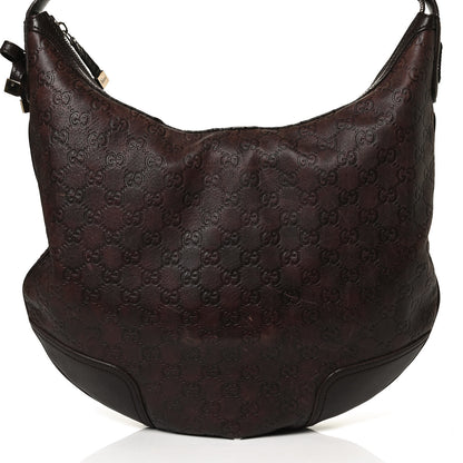 Gucci Guccissima Large Princy Hobo Dark Brown 8 of 14