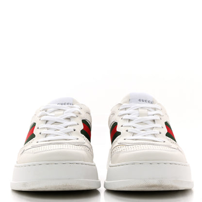 Gucci Calfskin Web Mens Ace Sneakers 9 White Blue 2 of 16