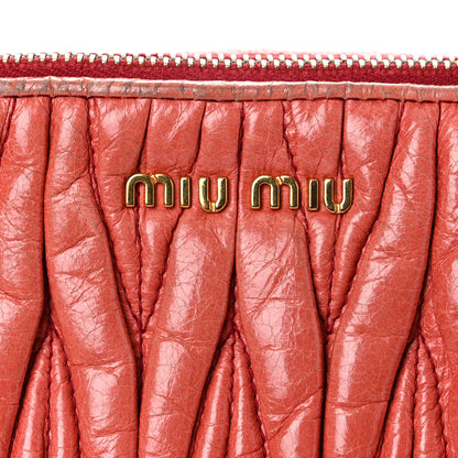 Miu Miu Nappa Matelasse Lux Shoulder Bag Rosa 17 of 22