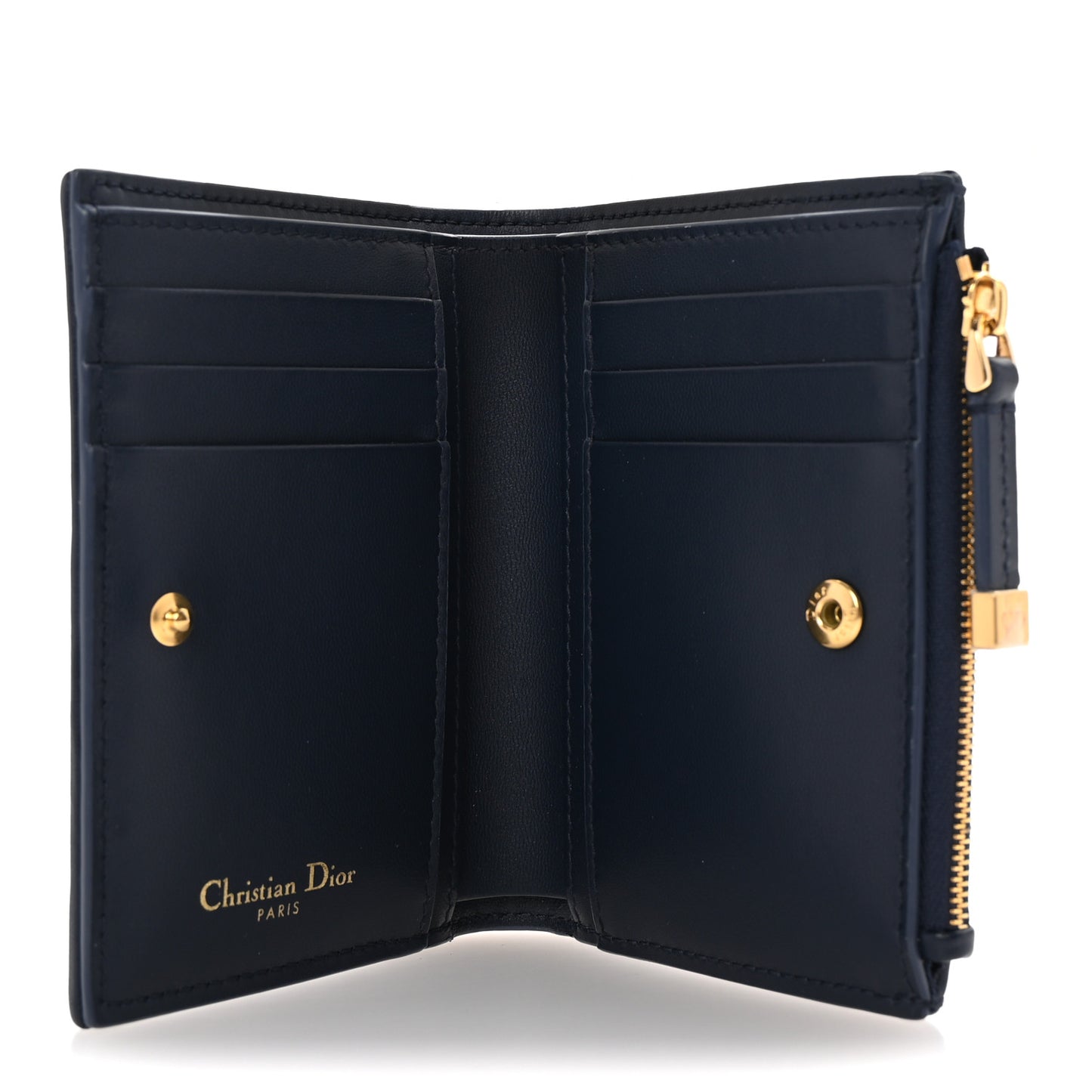 Toile De Jouy Reverse Jacquard 30 Montaigne Wallet Blue