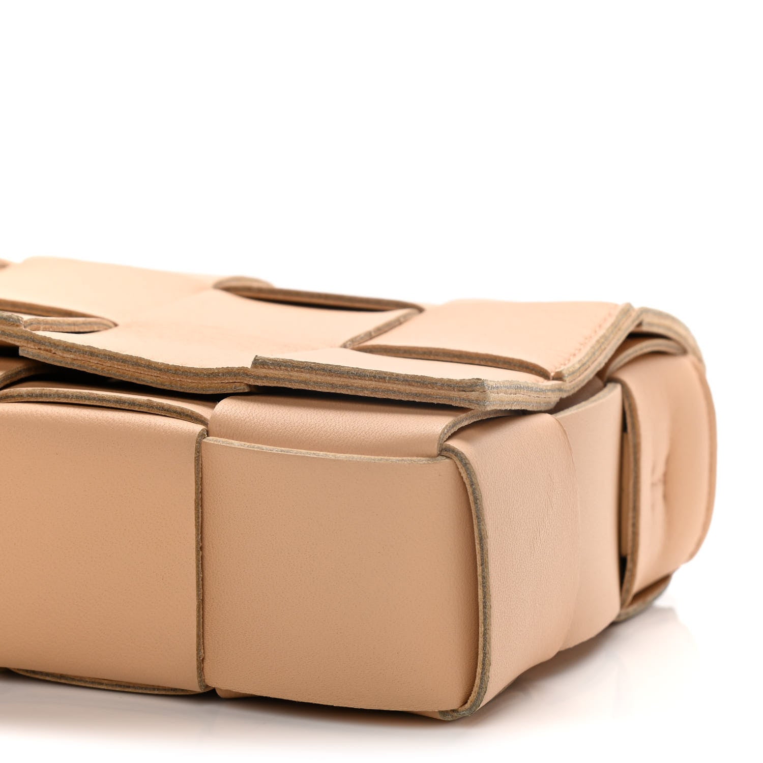 Bottega Veneta Nappa Maxi Intreccio Cassette Bag Ice Cream 9 of 14