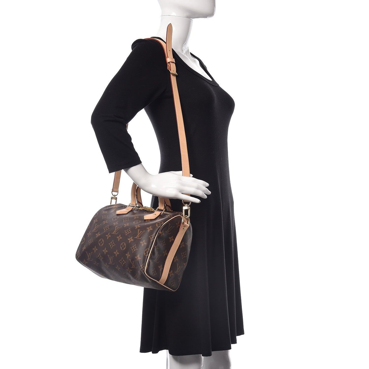 Louis Vuitton Monogram Speedy Bandouliere 25 2 of 11