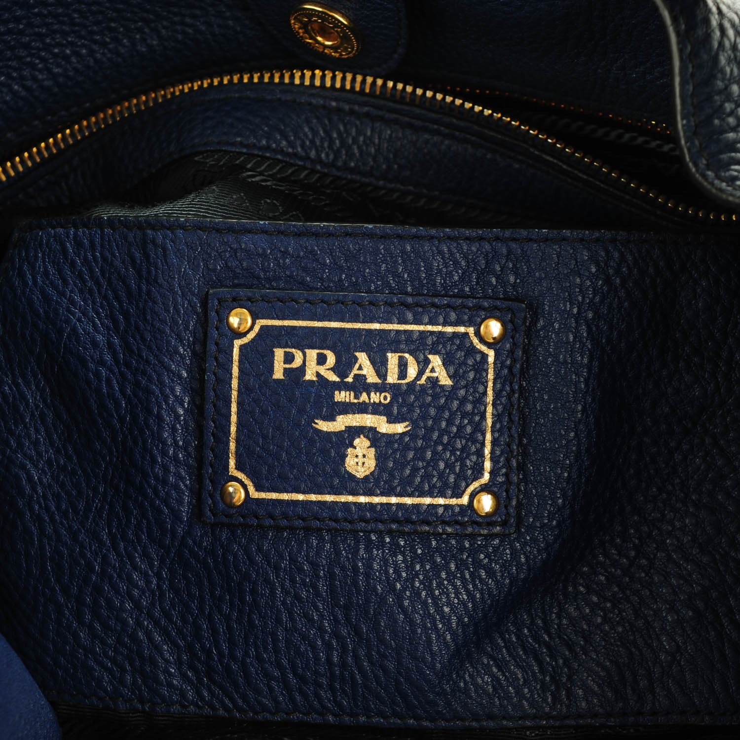 Prada Vitello Daino Hobo Inchiostro 7 of 10