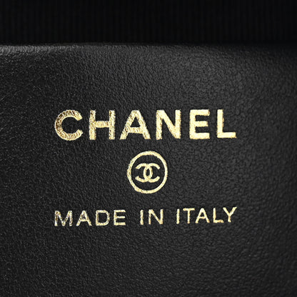 Chanel Shiny Crumpled Calfskin Quilted Nano 31 Shopping Bag Black 6 of 11