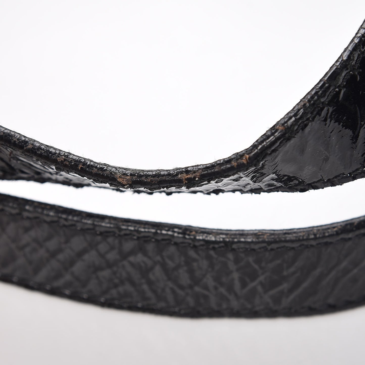 Crushed Patent Ramona Black