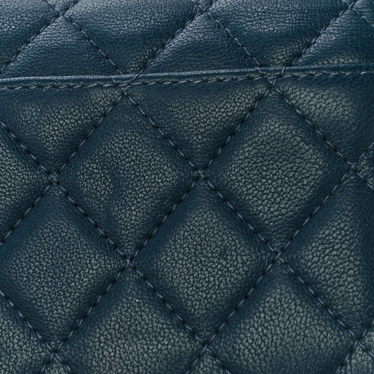 Chanel Lambskin Quilted Medium Chanel 19 Flap Wallet Dark Blue 12 of 12