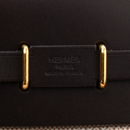 Hermes Military Toile Vache Hunter Herbag Zip Retourne 20 Ecru Beige Ebene 6 of 12
