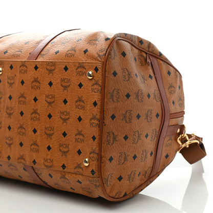 MCM Visetos Traveler Bag Cognac 10 of 16