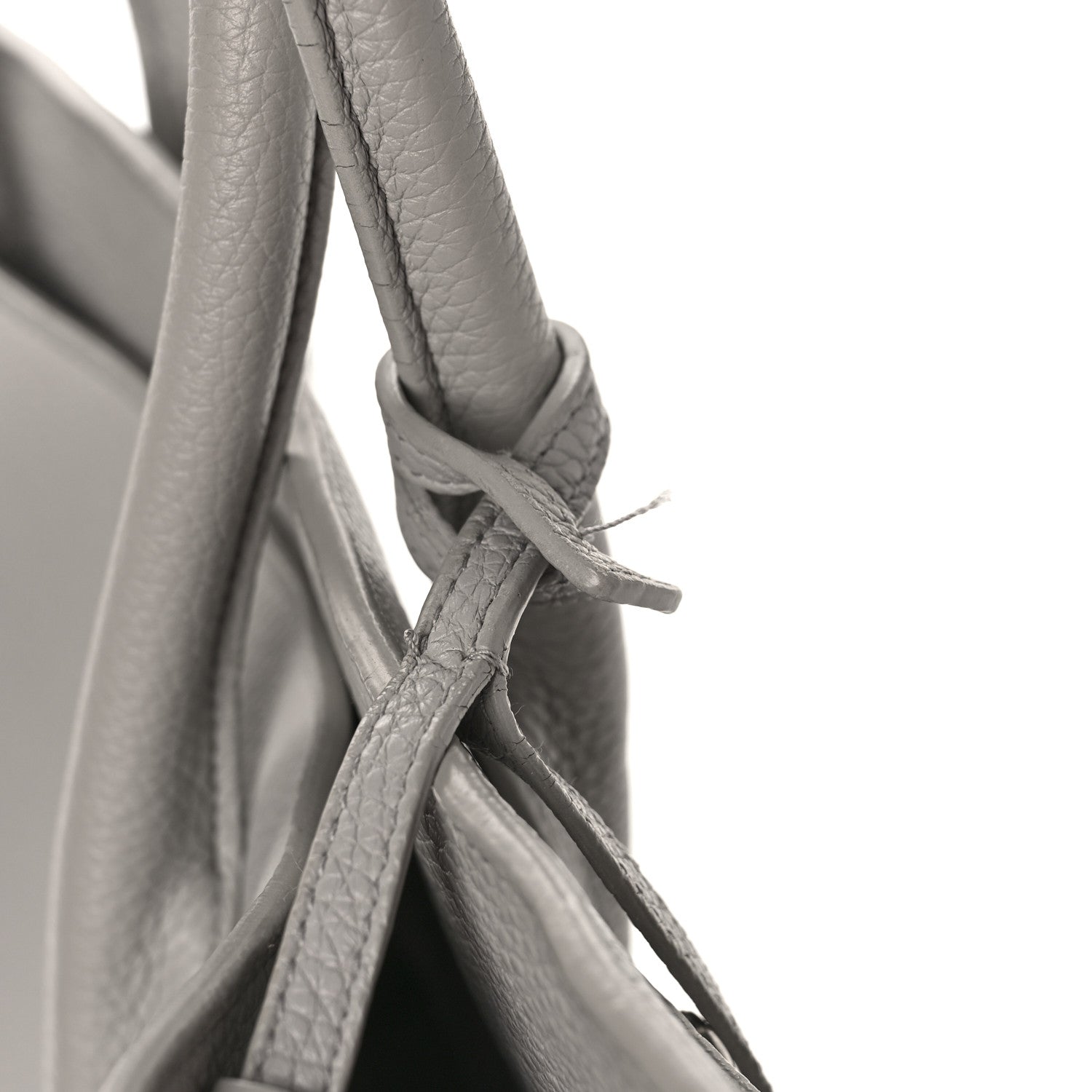 Saint Laurent Grained Calfskin Small Supple Sac De Jour Mouse Grey 11 of 12