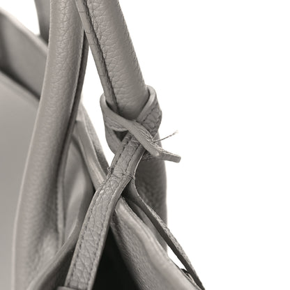 Saint Laurent Grained Calfskin Small Supple Sac De Jour Mouse Grey 11 of 12